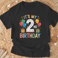 キッズ キッズ 2 歳の誕生日シャツ 男の子 幼児 2 人 2 歳の誕生日 Tシャツ 高齢者への贈り物