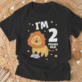 キッズ 2歳の誕生日 ライオン 2歳 男の子 女の子 Tシャツ 高齢者への贈り物