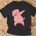 キッズ ダビングピグレット 服 ダブ ダンス 衣装 農家 ギフト 豚 Tシャツ 高齢者への贈り物