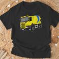 コンクリートミキサー車 Tシャツ 高齢者への贈り物