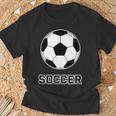 サッカー（サッカー部）Soccer 部活 クラブ【サッカーボール】スポーツ フットボール グッズ ウェア イラスト Tシャツ 高齢者への贈り物