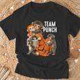 チームパンチ パンチくん 日本 赤ちゃん 猿 かわいい Tシャツ 高齢者への贈り物