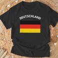 ドイツの誇りのドイツ国旗 ドイツ国旗 Tシャツ 高齢者への贈り物