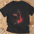 ドーベルマン グラフィック ペット アートワーク 犬 ドーベルマン Tシャツ 高齢者への贈り物