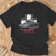 バトルタンクww2戦車iv号戦車 Tシャツ 高齢者への贈り物