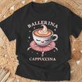 バレリーナ カプチーノ ミーム ブレイン イタリアン Tシャツ 高齢者への贈り物
