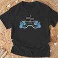 ビデオゲームコントローラー おもしろおっぱい ゲーマー Tシャツ 高齢者への贈り物