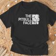 ピットブルフェイス ファニー ドッグ ピットブル Tシャツ 高齢者への贈り物