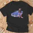 ピンクパンサー ヴィンテージ 1964 コンバーチブル 車 クール キャット Tシャツ 高齢者への贈り物