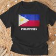 フィリピン国旗tシャツ Tシャツ 高齢者への贈り物