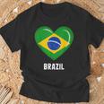 ブラジル国旗シャツ Tシャツ 高齢者への贈り物