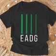 ベーシスト ベースギタリスト Eadg 4弦ギター Tシャツ 高齢者への贈り物