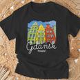ポーランドのお土産グダニスク Tシャツ 高齢者への贈り物