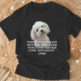 マルチーズ犬愛好家 子犬オーナー 真の愛 引用句デザイン Tシャツ 高齢者への贈り物