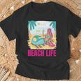 マーメイドビーチライフ 長袖tシャツ Tシャツ 高齢者への贈り物