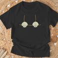 マーメイド貝殻ビキニトップ 面白い Tシャツ 高齢者への贈り物