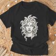 メデューサ ゴシック 女神 蛇 タトゥー Tシャツ 高齢者への贈り物