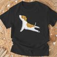 ヨガジャック・ラッセル・テリア犬 Tシャツ 高齢者への贈り物