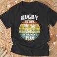 ラグビーは私の退職金制度 ラグビー部の年金受給者 Tシャツ 高齢者への贈り物