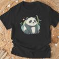 リラックス竹林ぽっちゃりパンダ美学 Tシャツ 高齢者への贈り物