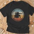 レトロなビンテージ デザイン レスラー相撲 Tシャツ 高齢者への贈り物