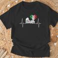 ローマ コロッセオ ハートビート イタリア イタリア国旗 ハート ローマン ローマ Tシャツ 高齢者への贈り物