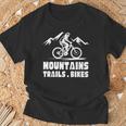 ヴィンテージ マウンテンバイク メンズ レディース バイカー Mtb トレイルバイク 長袖tシャツ Tシャツ 高齢者への贈り物