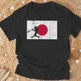 ヴィンテージ 野球 試合 リーグ 日本国旗 代表 選手 Tシャツ 高齢者への贈り物