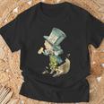 不思議の国のアリス マッドハッター ヴィンテージイラスト Tシャツ 高齢者への贈り物