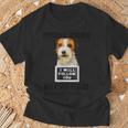 個人ストーカー 犬 ジャック・ラッセル・テリア I Will Follow You Tシャツ 高齢者への贈り物