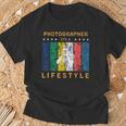 写真家 It's A Lifestyle おもしろtシャツ 写真好きのギフト Tシャツ 高齢者への贈り物