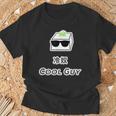 冷奴 Cool Guy クールガイ（おかしな日本語）間違い 英語 豆腐 キャラ 【変なデザイン屋さん】面白い ギャグ Tシャツ 高齢者への贈り物