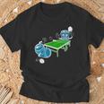 卓球 おもしろビール ピンポン Tシャツ 高齢者への贈り物