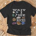 待って、Iee Rocks Rockhound Geology Rock Collection Tシャツ 高齢者への贈り物