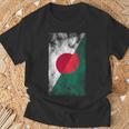 日本とバングラデシュの旗 日本のバングラデシュ Tシャツ 高齢者への贈り物
