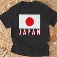 日本の国旗 男性 女性 キッズ Tシャツ 高齢者への贈り物