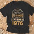 メンズ 誕生日プレゼント The Legends 1976年9月 Tシャツ 高齢者への贈り物