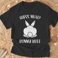 面白いイースタージョークguess What Bunny Butt メンズ レディース Tシャツ 高齢者への贈り物
