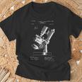 顕微鏡顕微鏡愛好家 レトロサイエンス微生物学 Tシャツ 高齢者への贈り物