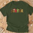 Sister Christmas Matching Christmas Family Party Pajama T-Shirt Gifts for Old Men