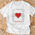 バックプリント My Guardian Angel Brotherメモリアル Tシャツ 高齢者への贈り物