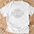 Aprilia Italia Aprilia Italy 公式 アプリリア ラツィオ Cv23 長袖tシャツ Tシャツ 高齢者への贈り物