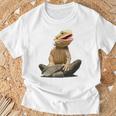Bearded Dragon Youth Gecko Lizard Animal Tシャツ 高齢者への贈り物