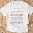 Clair De Lune クロード・ドビュッシー Tシャツ 高齢者への贈り物