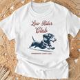 Club Low-Rider Weenie Teckel Dachshund Dachshund Camiseta unisex Regalos para ancianos