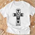 メンズ Dogtown Garage Cross クリスチャンtシャツ Tシャツ 高齢者への贈り物