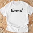 E Mc2 面白い 物理学 サイエンス シャツ エネルギー 質量光 速度 Tシャツ 高齢者への贈り物