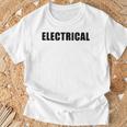 Electrical – Professional Electriciantaff Uniform Tシャツ 高齢者への贈り物