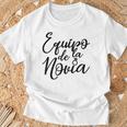 Equipo De La Novia Team Bride Espagne Bachelorette Party T-Shirt Cadeaux pour les vieillards