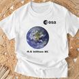 Esa 欧州宇宙機関 地球 46 億年 Tシャツ 高齢者への贈り物